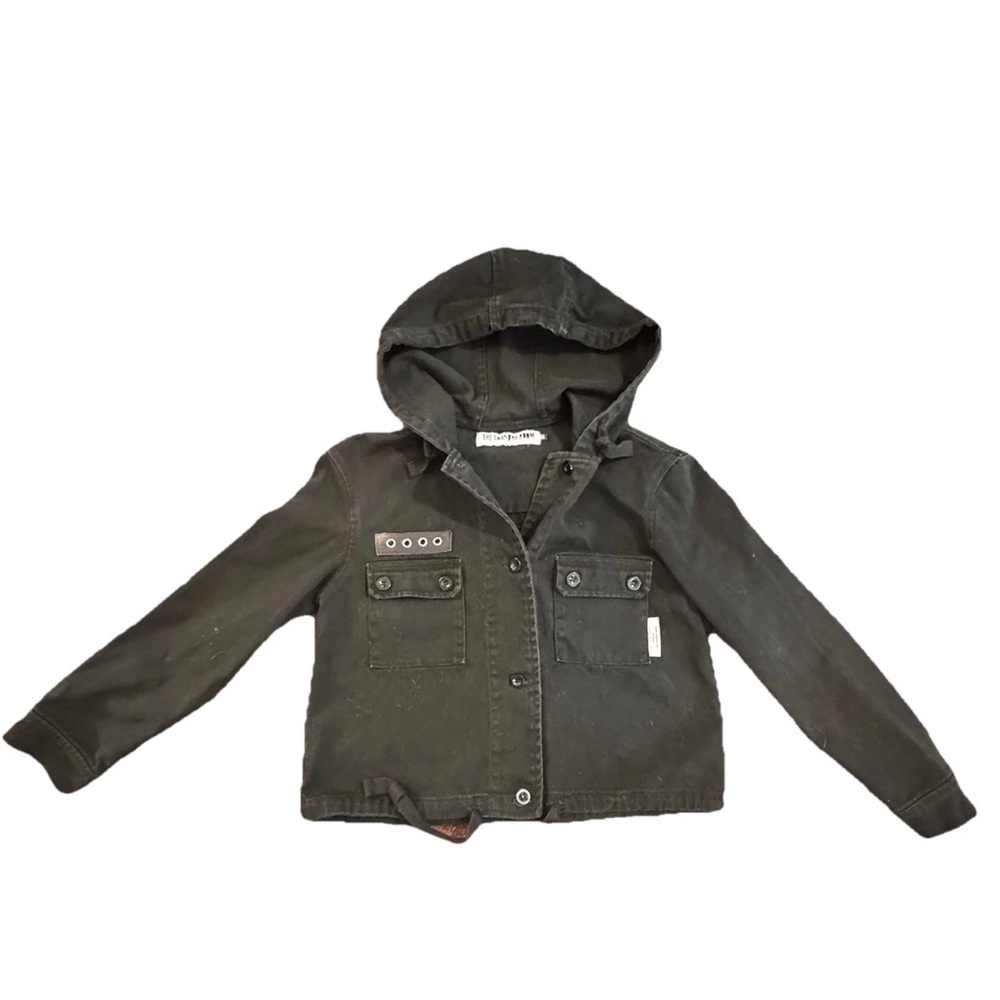 The Laundry Room Black Denim Jean Jacket Streetwear Grunge Inspired One Size